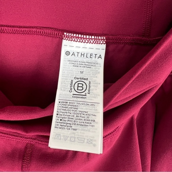 Athleta NWOT Elation Pant, Coffeeberry (Red) M - High-Rise, Powervita, Yoga - Picture 8 of 10